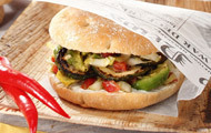 Veggie Burger - with grilled vegetables