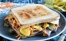 Ham and cheese toast