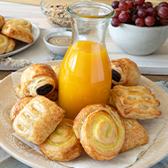 Sweet mini snacks, 4 different sorts