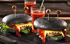 Snappy black burgers