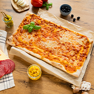 Tray Pizza Base with Cheese