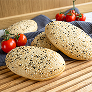 Panini Sesame/Nigella, pre-sliced