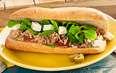 Tuna ciabatta sandwich