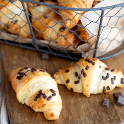 Croissants with praline filling