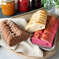 Buffet plaits, 3 varieties