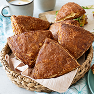 Lye triangle, fully baked