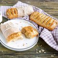 Pears cottage cheese-turnover
