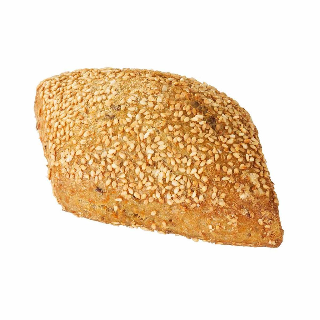 Fitness farmer's roll with rasped carrots