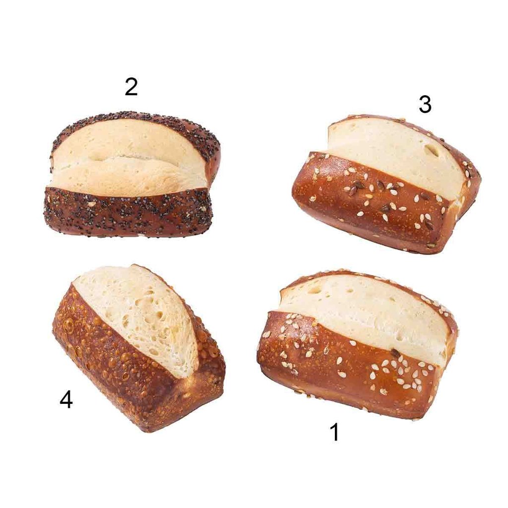Mini Pretzel Appetiser, 4 different sorts