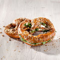 Organic vital pretzel, fully baked
