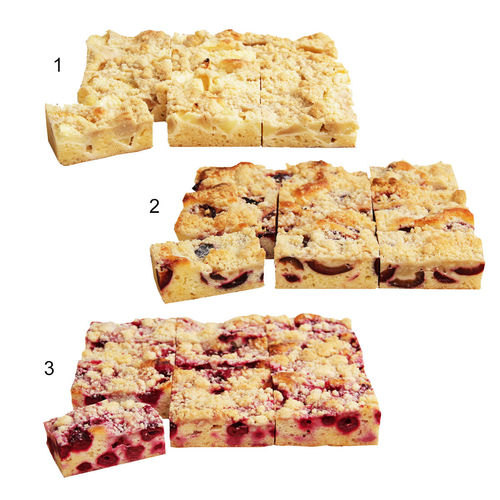 Slices of Bio Cakes, 3 triple sorts