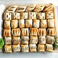 Puff Pastry Appetizer Selection, 6 different sorts