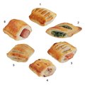 Puff Pastry Appetizer Selection, 6 different sorts