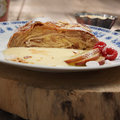 Apple Strudel, portioned - 2