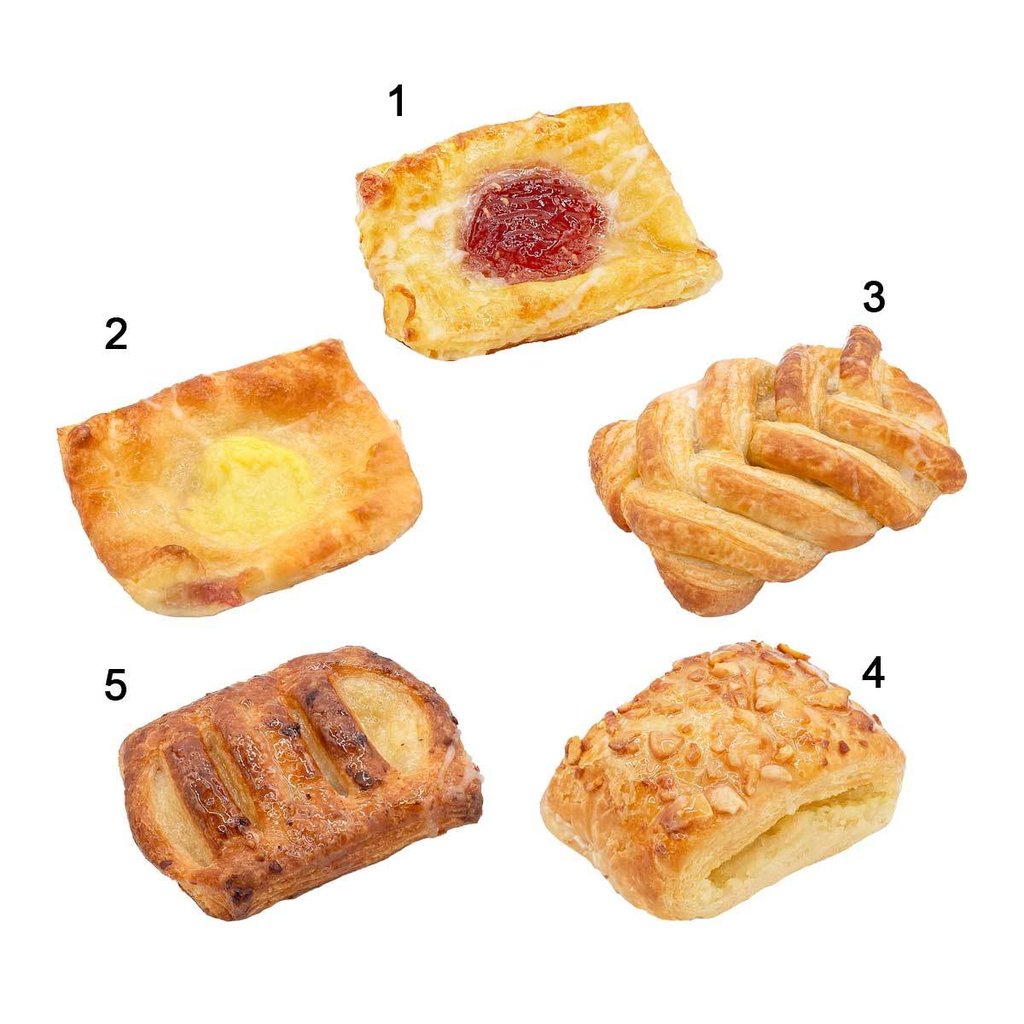 SG-Mini Danish pastry selection, 5 different sorts