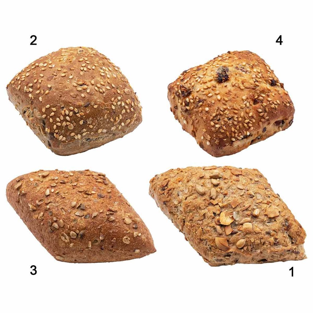 Better Life Whole Grain Rolls "Vital", 4 sorts