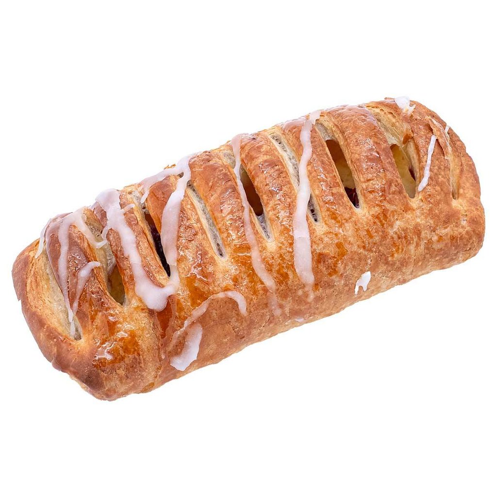 Danish Pastry with cheery and custard