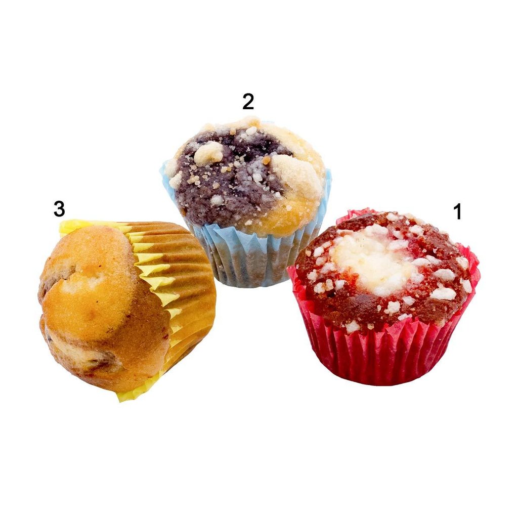 Mini Muffin Selection, 3 different sorts