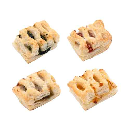 Mini snacks savoury, 4 different sorts