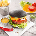 Black Burger, sliced