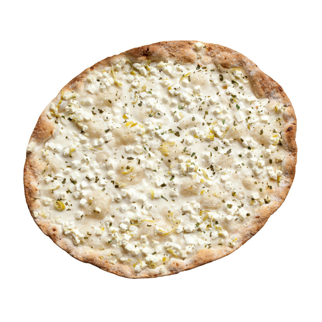 Tarte flamee "Greek style"