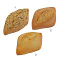 Organic farmer bread rolls mixed box,3 diff.sorts