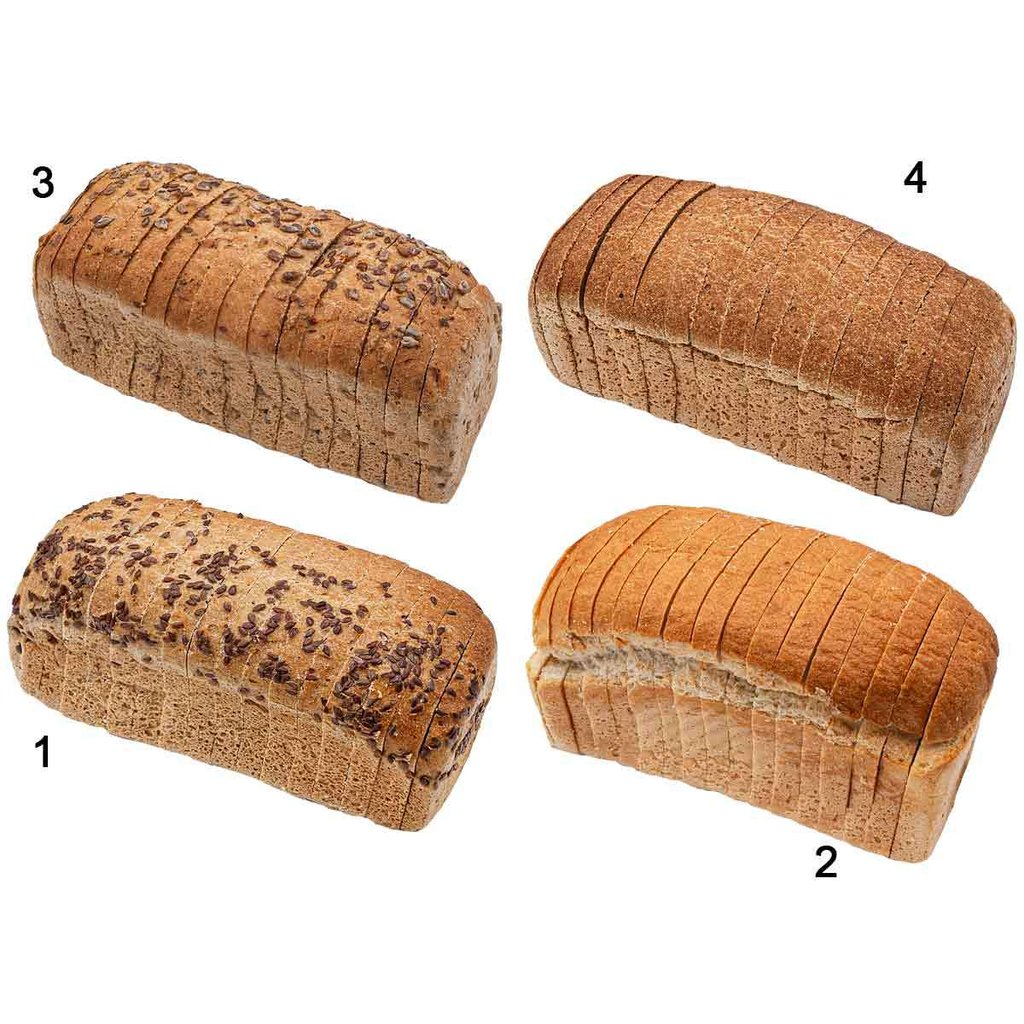 Gluten Free bread mix box pre-cut, 4 diff. sorts