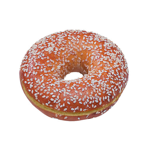 Lye Bagel with Sesame, pre-sliced, thaw and serve