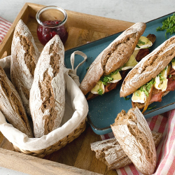 Rustic Mini Baguette, dark