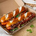 Pretzel hot dog, fully baked - 3