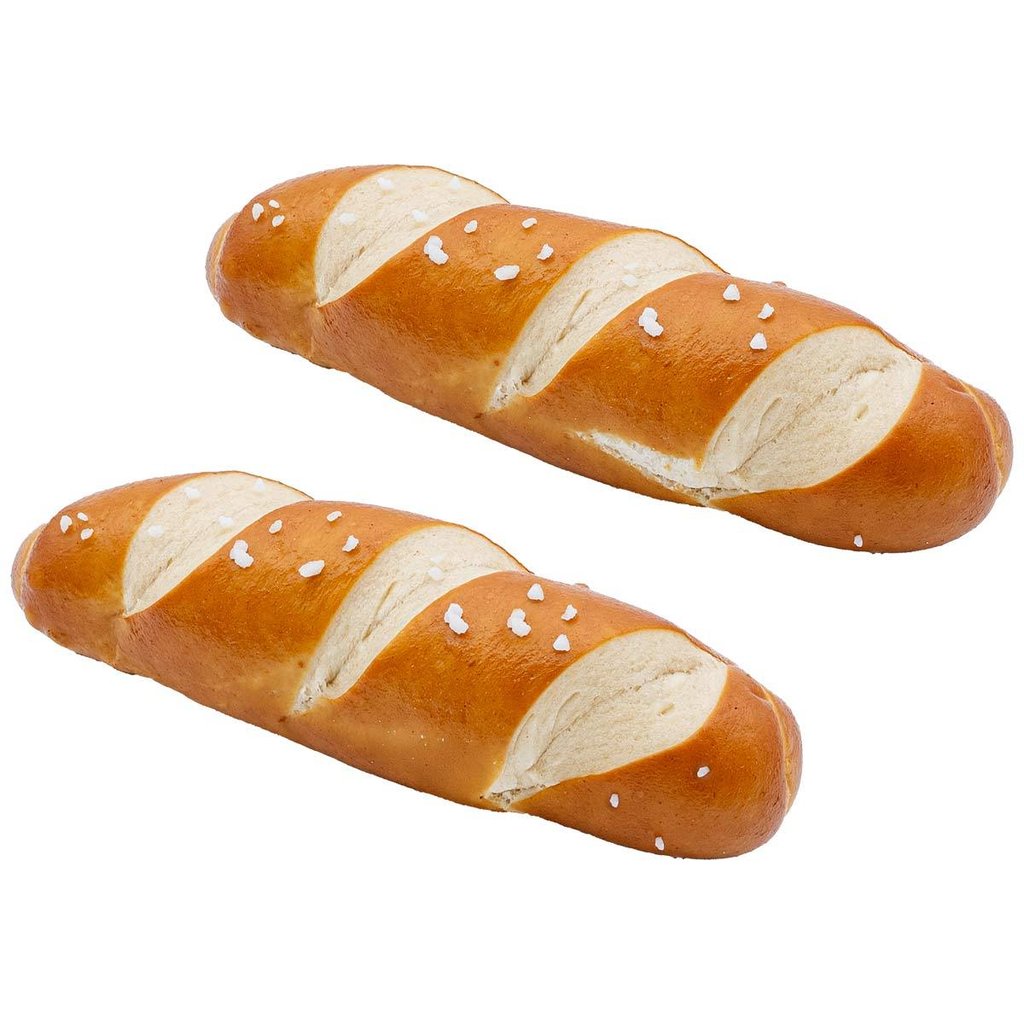 Mini Pretzel Sandwich Roll, fully baked