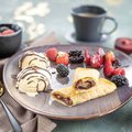 Pancakes with nougat filling - 1