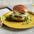 Brioche Pretzel Burger with sesame, 4 inch - 2