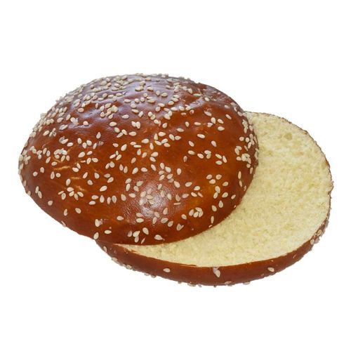 Brioche Pretzel Burger with sesame, 4 inch