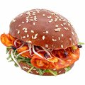 Ready-baked Party Pretzel-Brioche Burger, sliced - 5