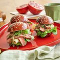 Ready-baked Party Pretzel-Brioche Burger, sliced - 4