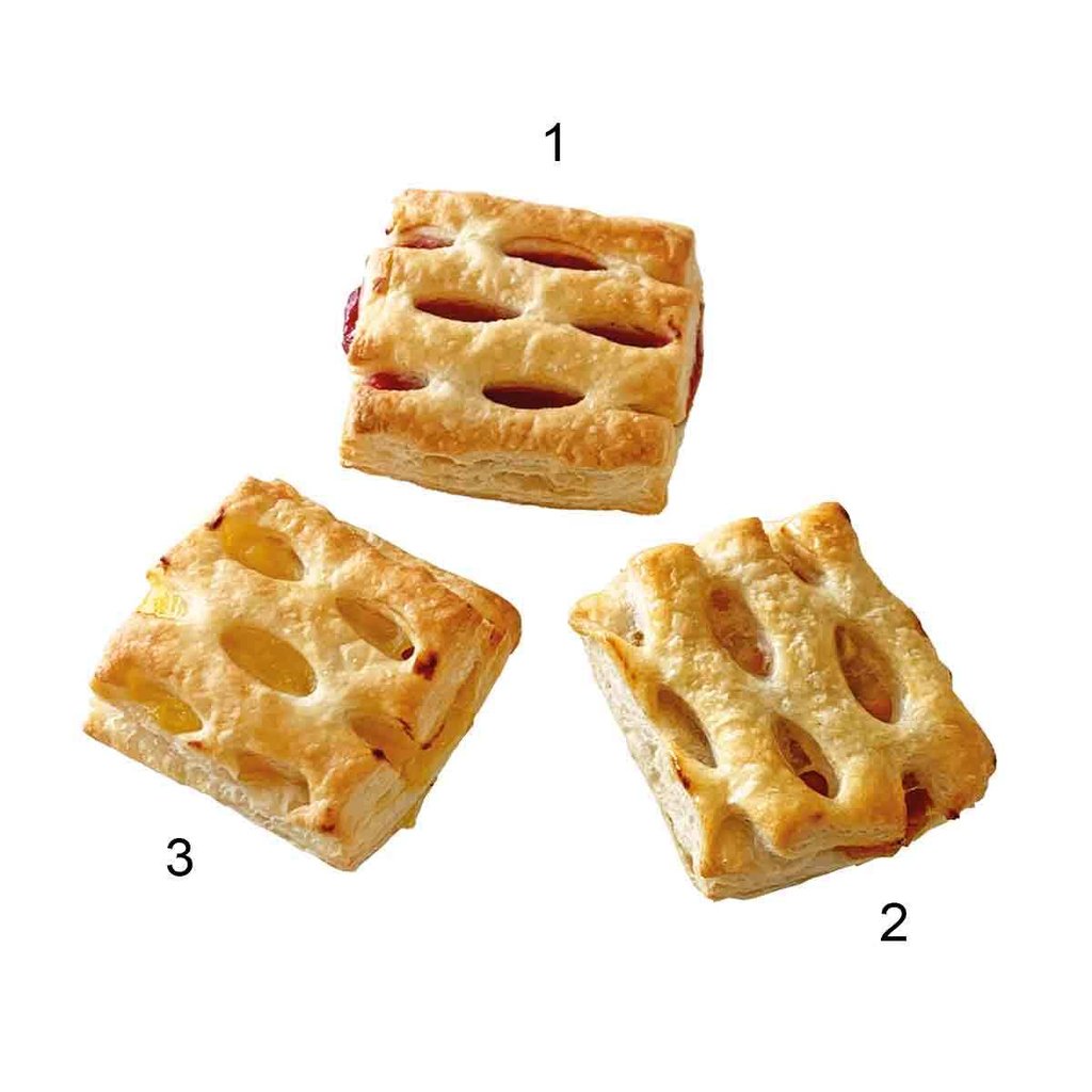 Mini puff pastry Mix Box, 3 different sorts