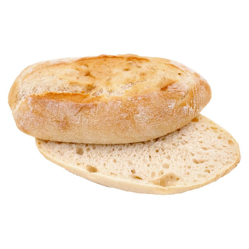 wheat roll with sandwich cut