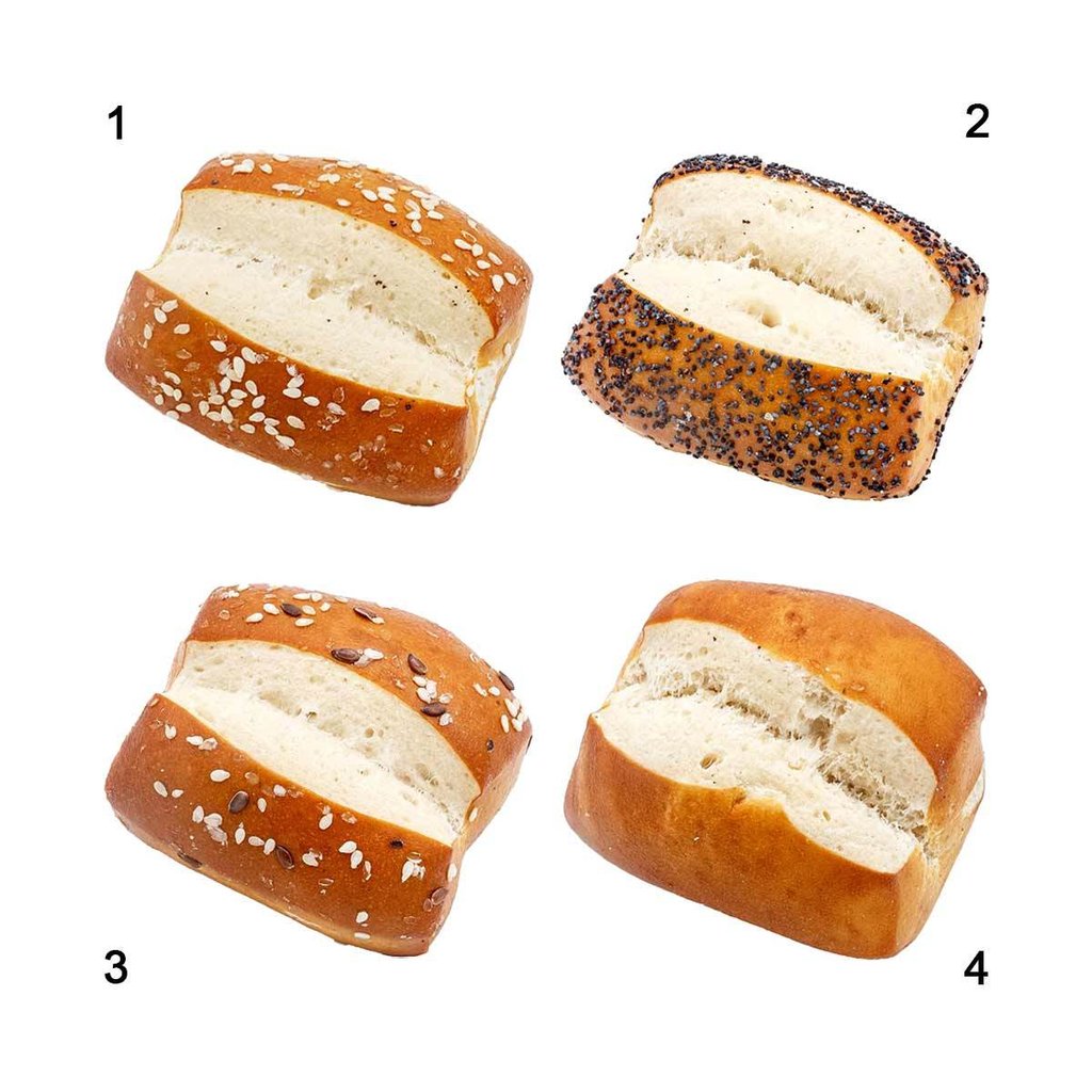 Mini Pretzel Appetiser, 4 different sorts