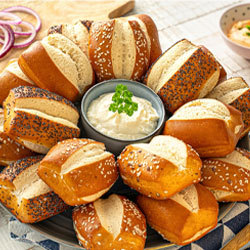 Mini Pretzel Appetiser, 4 different sorts