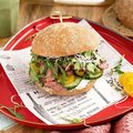 Rye Burger Bun, pre-cut, fully baked - 2