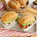 Rye Sandwich Roll, pre-cut, fully baked - 3