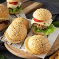 Mini Party Burger Sesame & Nigella, sliced - 3