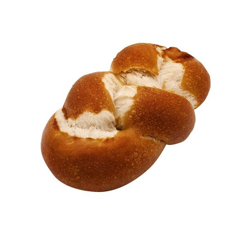 Pretzel plait, with salt