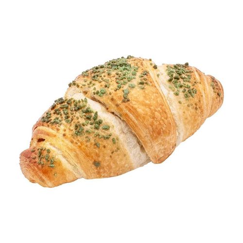 Croissant filled with pistachio cream