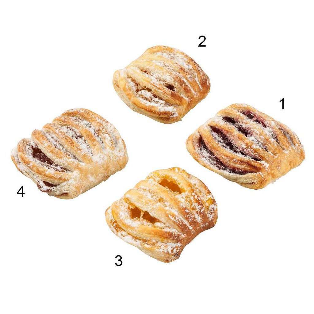 Bridor Mini Fruit Baskets, 4 different sorts