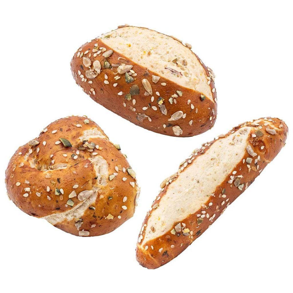 Organic Vitality Party rolls, 3 diff. varieties