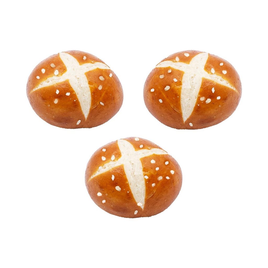 Pretzel dip balls, fully baked