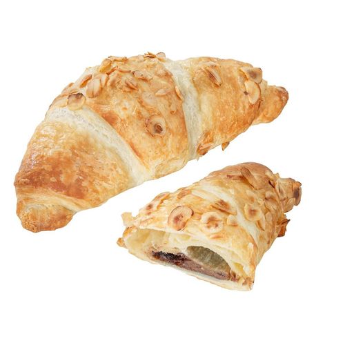 Croissant filled with nut-nougat cream