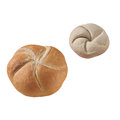 Kaiser Roll, ready to bake